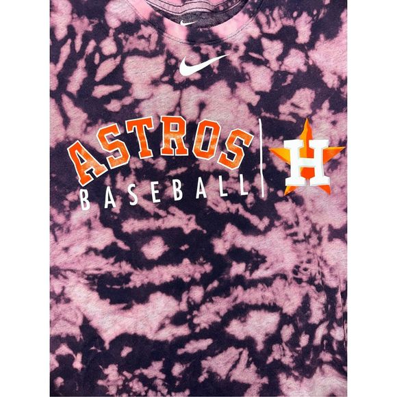 Houston Astros Baseball Nike Bleached Tee - Picture 3 of 4